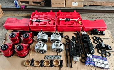 Accesorios personalizados de máquina perforadora de alineación portátil para barra perforadora de...