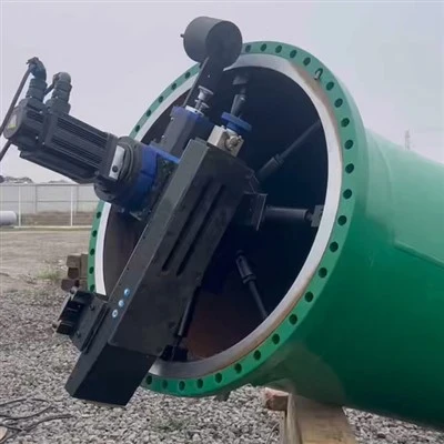 Máquina refrentadora de bridas portátil